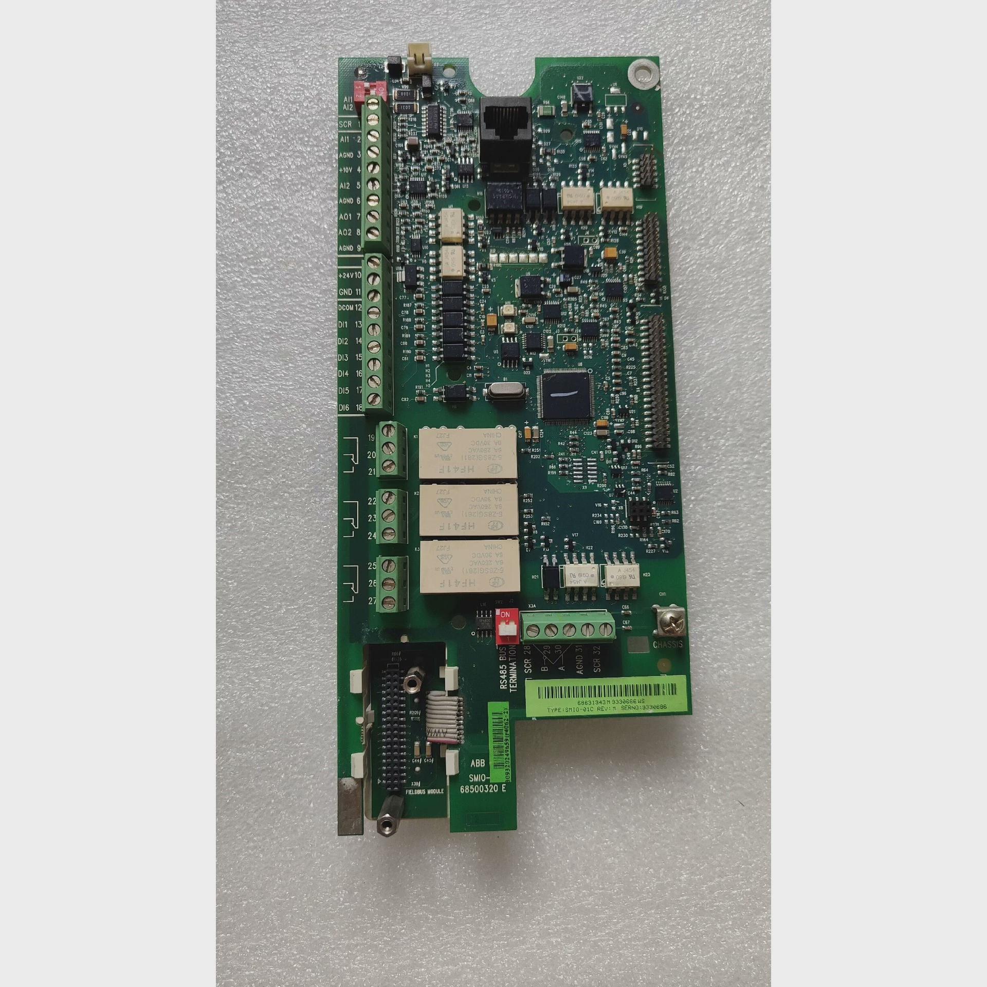 议价【联系客服报价】SMIO-01C ABB变频器ACS510主板CPU板，实物