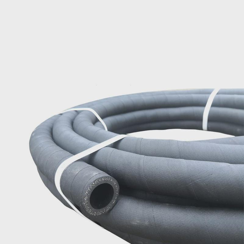 诚恩高温黑色夹布橡胶管高压皮管橡胶软管耐热耐油喷砂管蒸汽水管