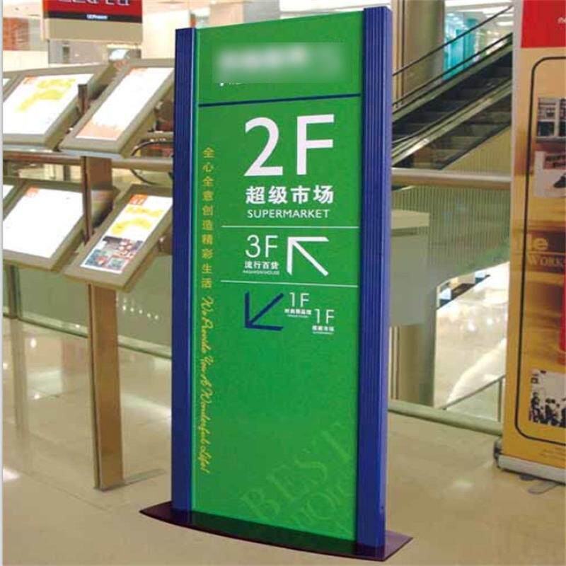 铝合金楼层索引牌定制烤漆丝印指示牌商场医院分布图写字楼索引