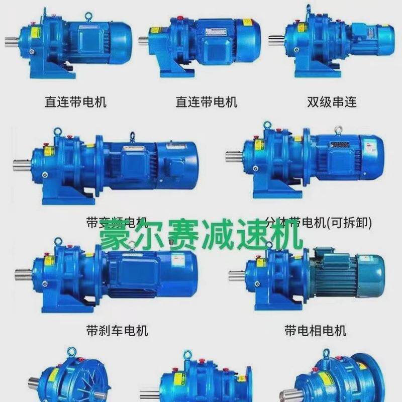 厂家直供摆线针轮减速机bwd2xwd4定制摆线减速机尺寸可卧式非标
