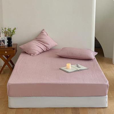 简约韩风直条密道夹棉床笠单件全包床罩床垫保护套加厚床单套罩