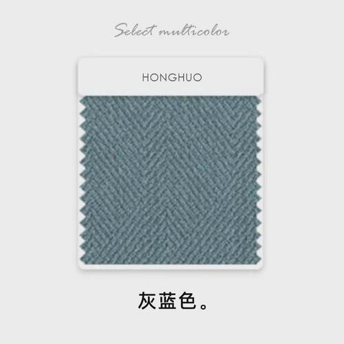 提花暗纹仿棉麻窗帘原木风侘寂风半遮光窗帘