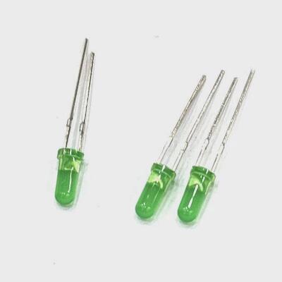 F3圆头绿发普绿长胶体8.5mm高胶体led插件发光二极管F3指示灯珠