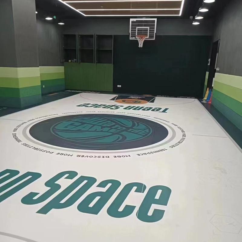 3d打印地板防滑健身房儿童场所办公游乐园地板地胶耐磨现货生产