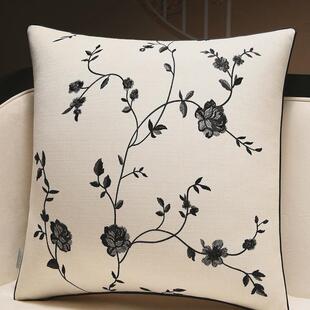 抱枕轻奢高端高级感靠枕沙发客厅靠背垫大号腰靠含芯新中式靠垫套