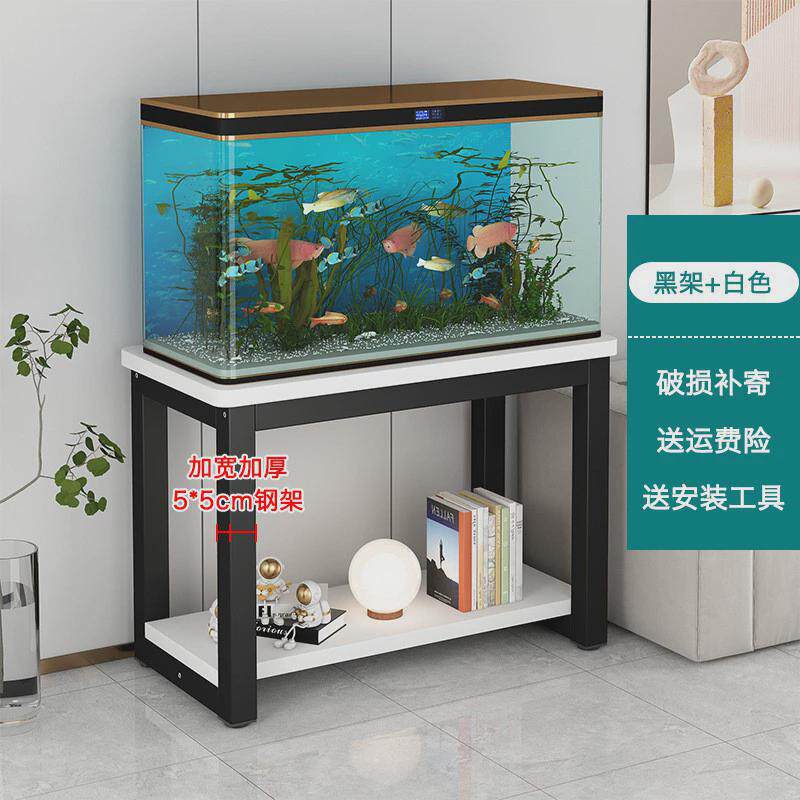 鱼缸架钢木底柜客厅巧架子铁艺置物架储物架子鱼缸桌子底座底金属