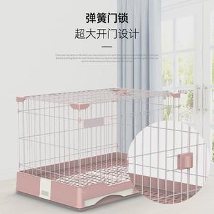 大型狗笼带厕所家用双笼子大号宠物抽屉中型犬别墅室内狗笼子批发
