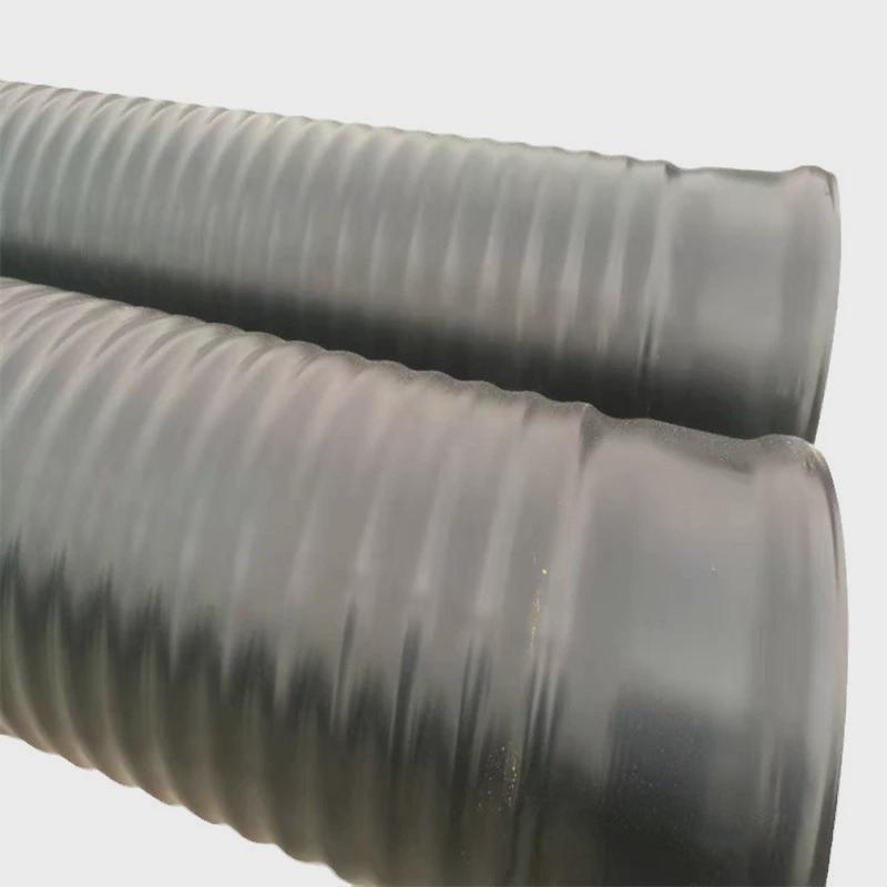 北塑管三层壁增强复合管市政工程用管双壁波纹管钢带hdpe