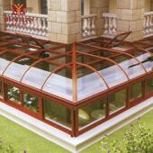 欧式 别墅玻璃房户外花园隔热遮阳钢化玻璃屋断桥铝合金阳光房制作