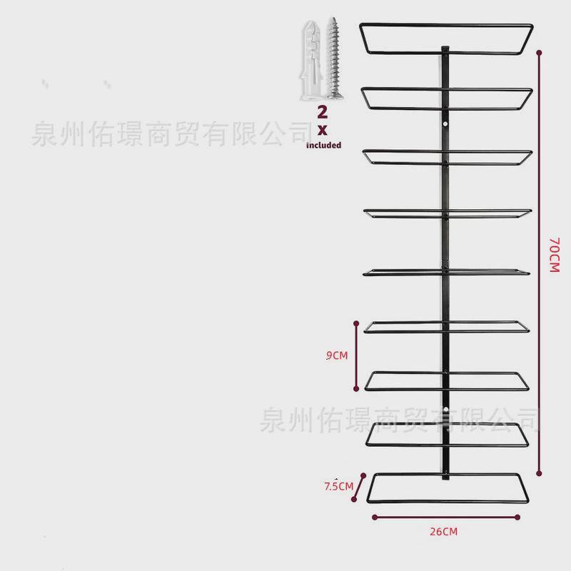 壁挂式多层葡萄酒架客餐厅葡萄酒展示架酒店家居装饰上墙酒架摆件