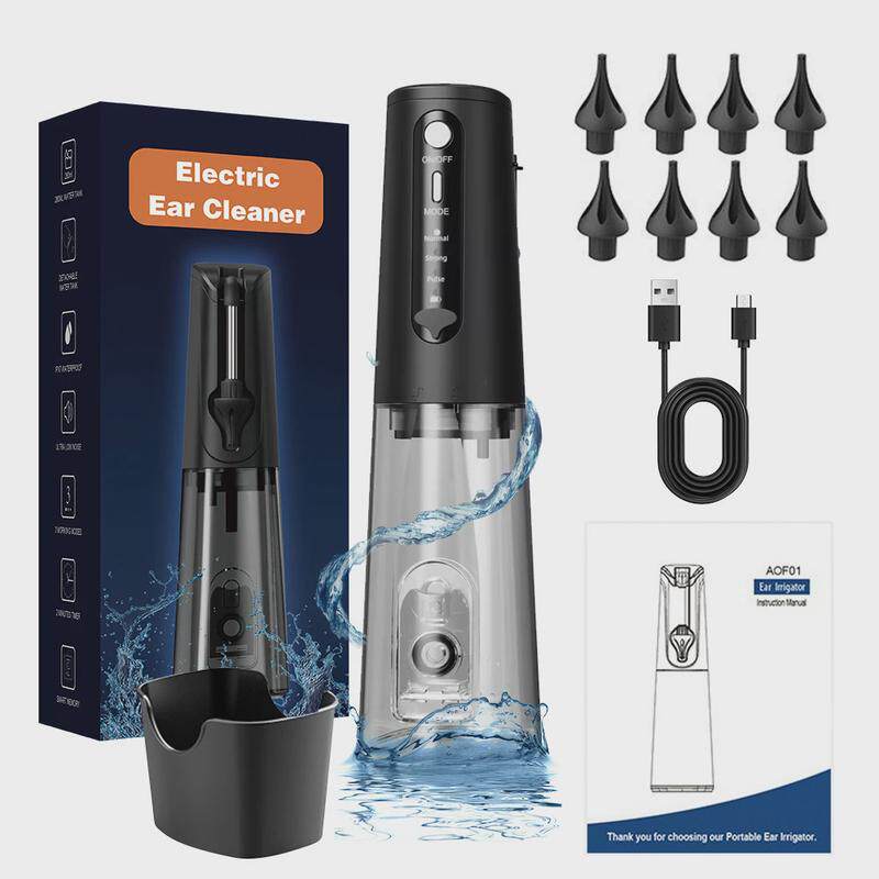 家用新款洗耳器多功能工具套装便携水洗清洁器全自动冲耳电动