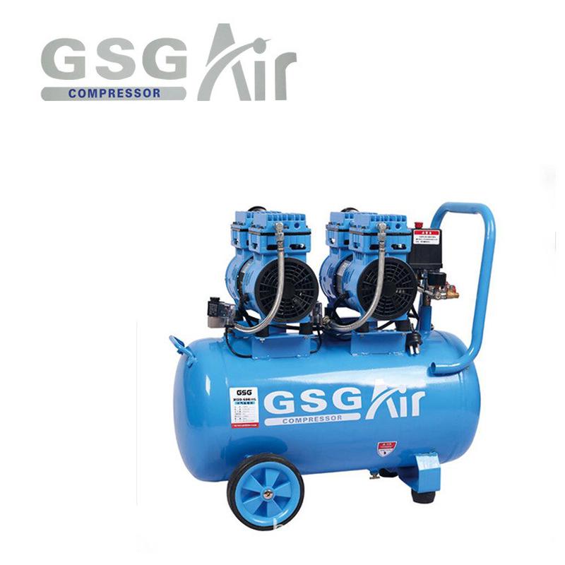 活塞式供应便携无油打气机750w50l微型空压机厂家压缩机