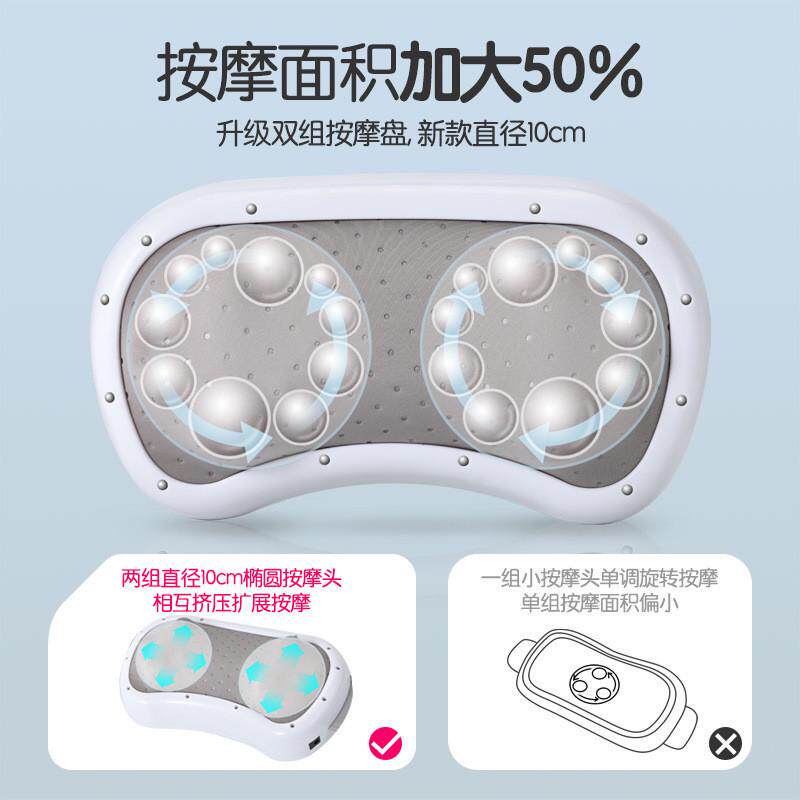 热销加亿佳腹部按摩器揉腹理疗带加热肠胃揉捏按摩腰带家用暖宫健