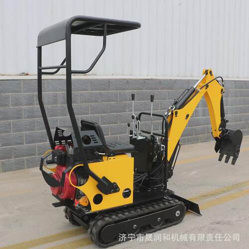 小型农用挖挖掘机履带式小小1.2吨带遮阳棚家庭园林微挖