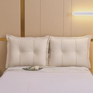 2023新款纯色靠垫床头软包大靠背宿舍靠枕垫儿童床头软包可拆洗