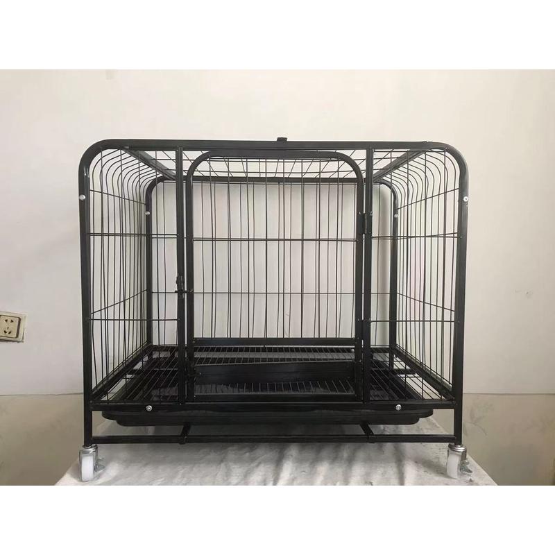 方管狗笼中大型犬狗笼子加粗加厚铁笼小型犬泰迪犬铁笼子具宠物笼
