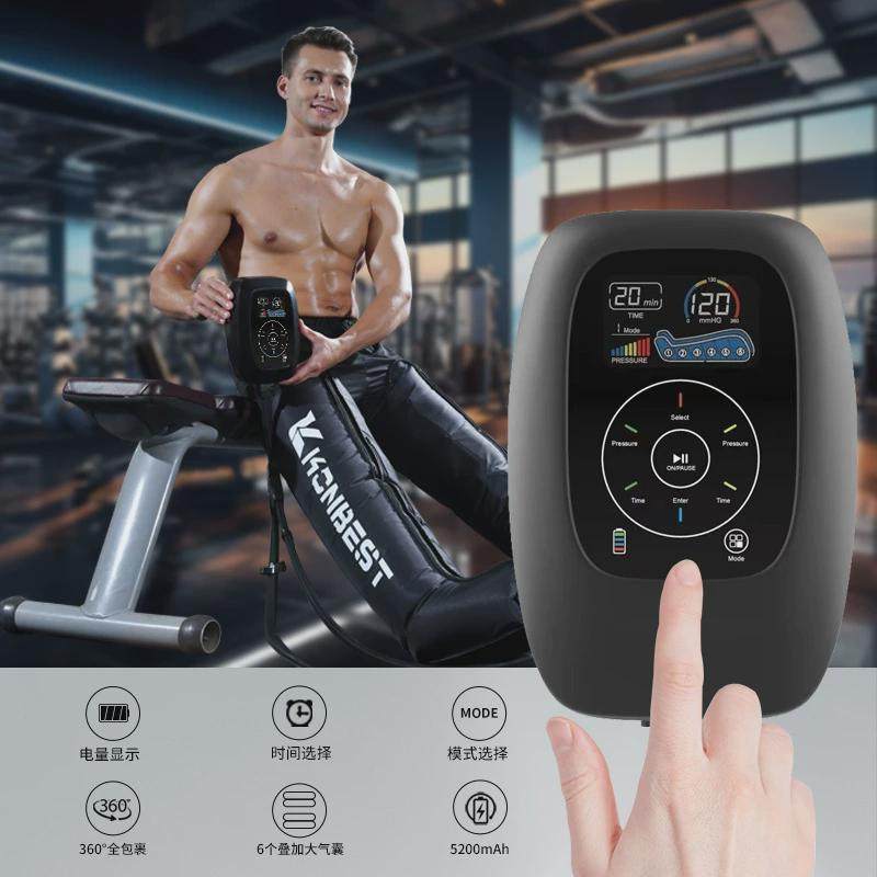 款爆跨境空气波按摩足疗机长款膝盖气囊压力按摩仪气压腿部按摩器