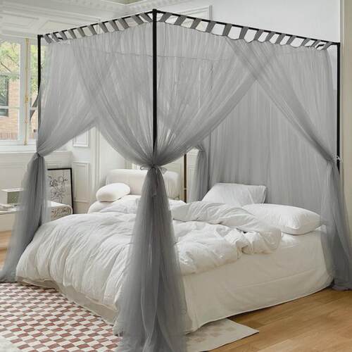 2023新款宫廷风蚊帐 法式学生宿舍蚊帐夏季家用加密蚊帐落地床帘