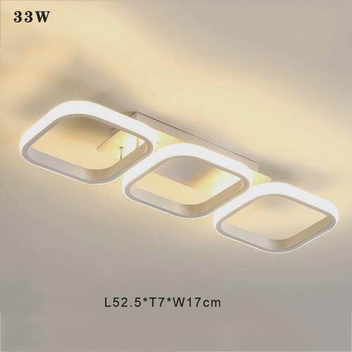 网红入户简约玄关阳台吸顶灯北欧创意卧室书房走廊过道灯长条形