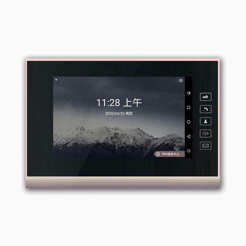 楼宇对讲可视对讲室内机7寸10寸安卓天波户内分机门禁系统