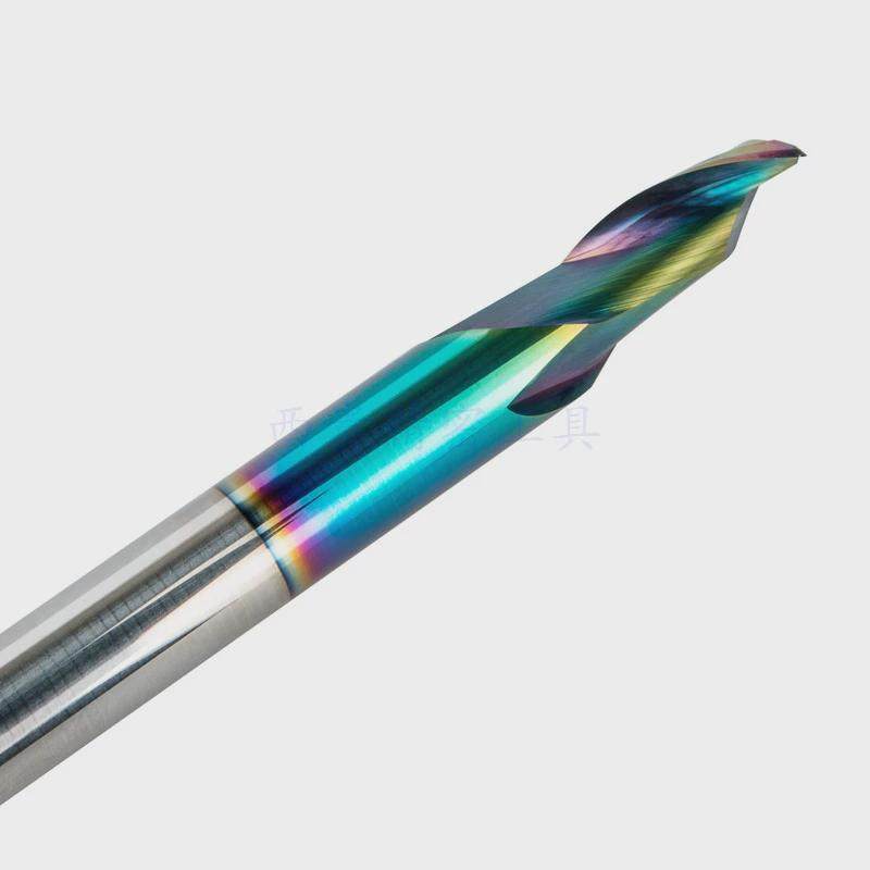 钨钢单刃仿形铣刀铝型材型门窗钻铣刀涂层仿合金切割刀铝幕雕刻刀