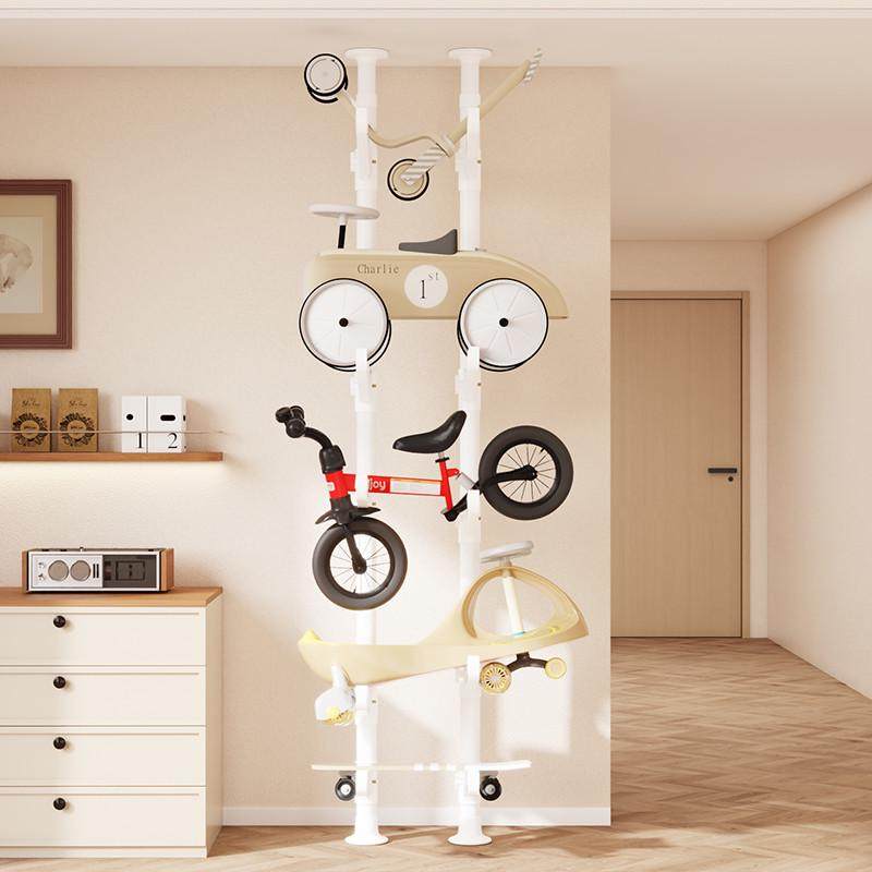 顶天立地儿童玩具车收纳架客厅用架子免打孔多层自行车置物落地,收纳整理,衣帽架,淘宝优惠券,粉丝福利购,淘宝优惠卷