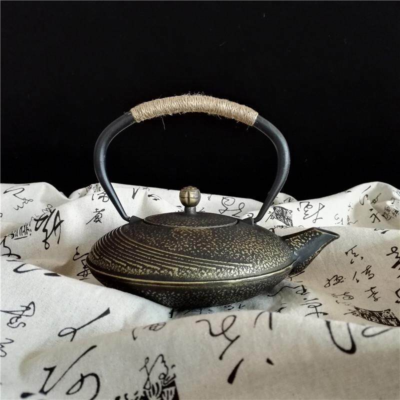 厂家直销瑞寿堂铁壶月亮湾带滤网茶壶煮水泡茶功夫茶具礼品套装