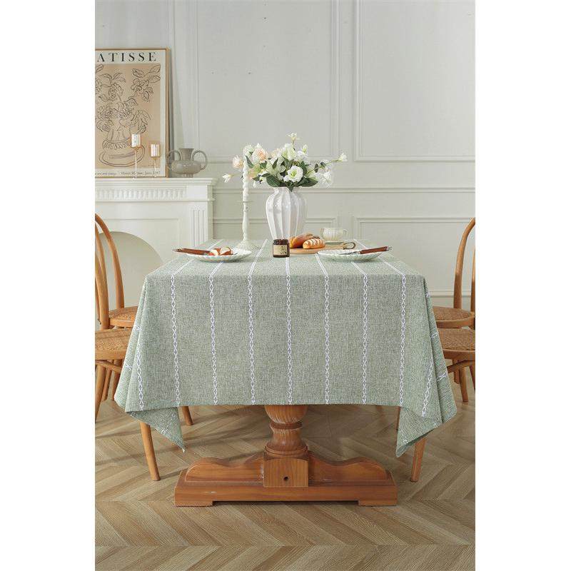 北欧风家用棉麻质感加厚桌布防污高级感餐桌布盖布茶几书桌垫,居家布艺,桌布,淘宝优惠券,粉丝福利购,淘宝优惠卷