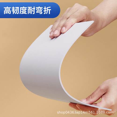高密度整张结皮发泡板pvc材料硬安迪板木塑板护墙板广告板厂家