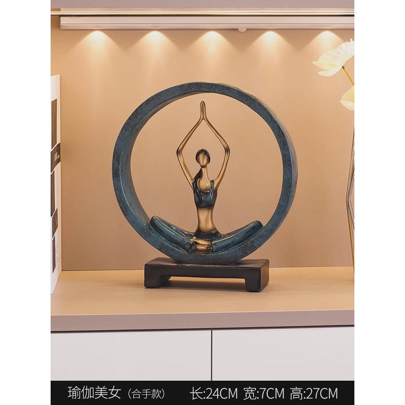 创意家居卧室工艺品现代简约室内客厅个性电视柜酒柜装饰品摆件