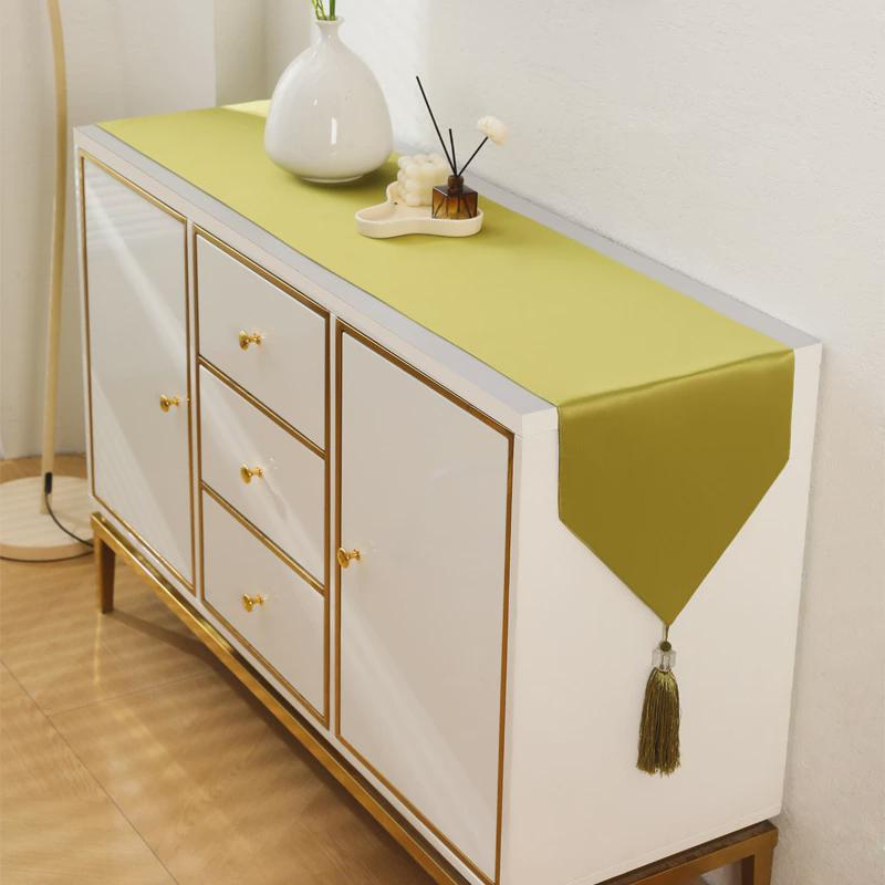 桌旗茶旗长条tablerunner茶桌布斗柜盖布派对简约风高级餐桌盖巾