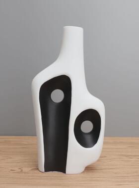 欧式艺术小象花器树脂摆件样板房电视柜家居玄关客厅装饰工艺品