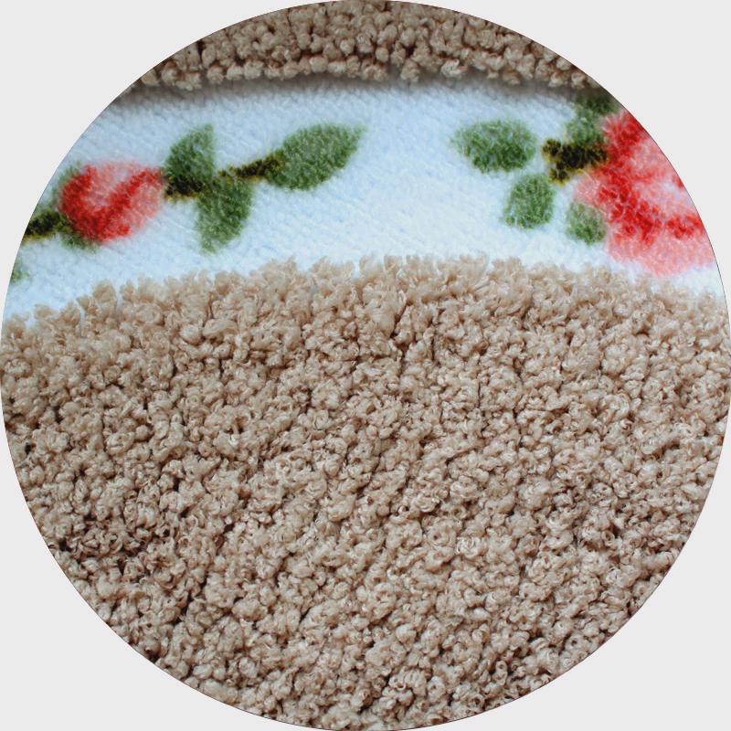 q683可爱粉色女孩卧室房间床边地毯长条少女公主儿童床下床尾地垫