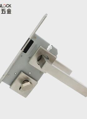 欧式室内门锁不锈钢磁吸分体锁自动关门卧室锁房门静音防盗门锁