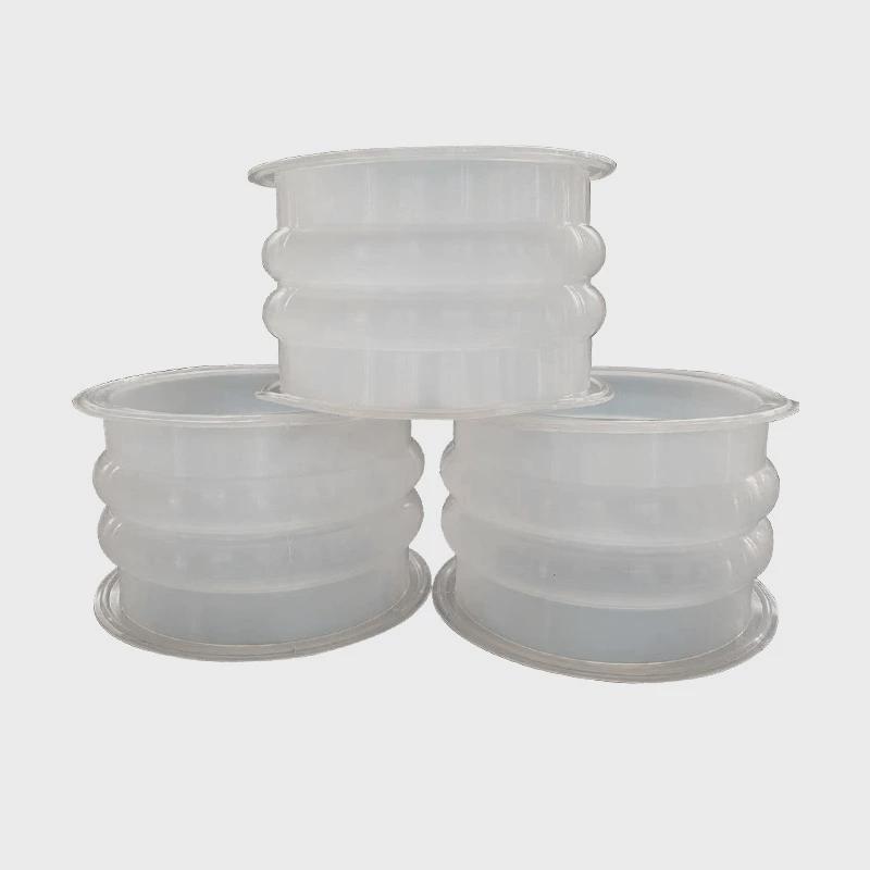 厂家加工硅胶软连接大口径耐温硅胶波纹管硅胶管套硅胶软连接