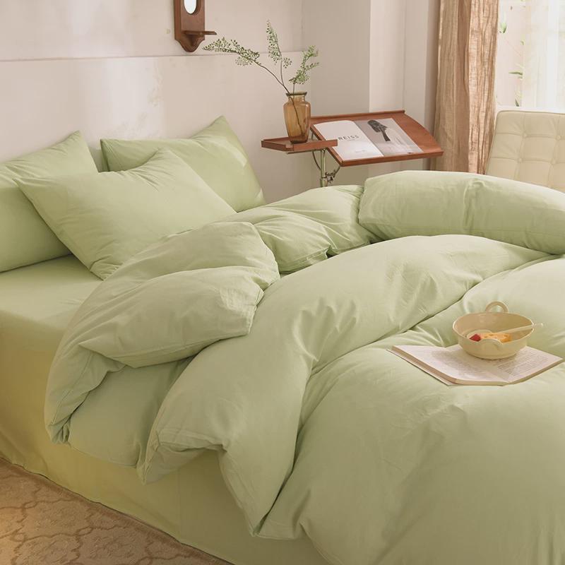 9qxc定做订制纯色四件套水洗棉纯棉榻榻米229*230*248*248*
