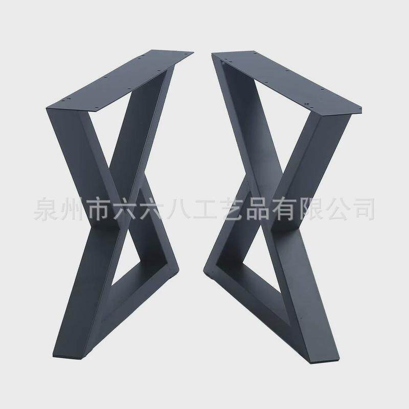 厂家创意桌腿桌脚隔板支架置物架桌架现货批发铁艺搁板支架落地架