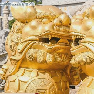多种材质石雕狮子门口景观狮子摆件石雕石狮子