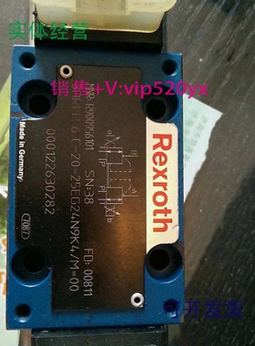 现货供应R900956101Rexroth力士乐阀3DREP6C-20=25EG24N9K4/M=00
