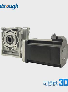 86减速比减速无刷电机dc48v785w3000rpm蜗轮5-100