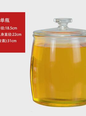 5ZW泡酒专用泡酒坛加厚泡酒罐带龙头家用宽口大口玻璃瓶酒瓶酒缸