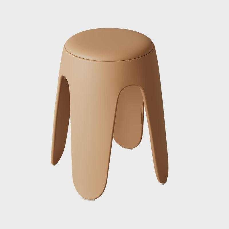 热销塑料凳子加厚家用特厚现代简约可叠放摞叠久坐舒服椅子高圆凳