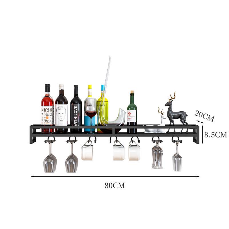 1pkn批发墙上酒架置物架壁挂餐厅厨房客厅吧台悬挂酒柜装饰红酒杯