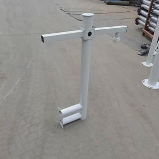 通用底座l围墙支架 6米76管监控围墙侧装 厂家直供壁装 围墙支架1