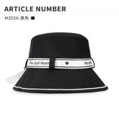 pgm新品 帽高尔夫球女士蝴蝶结绑带渔夫帽遮阳防晒内里吸汗带设计