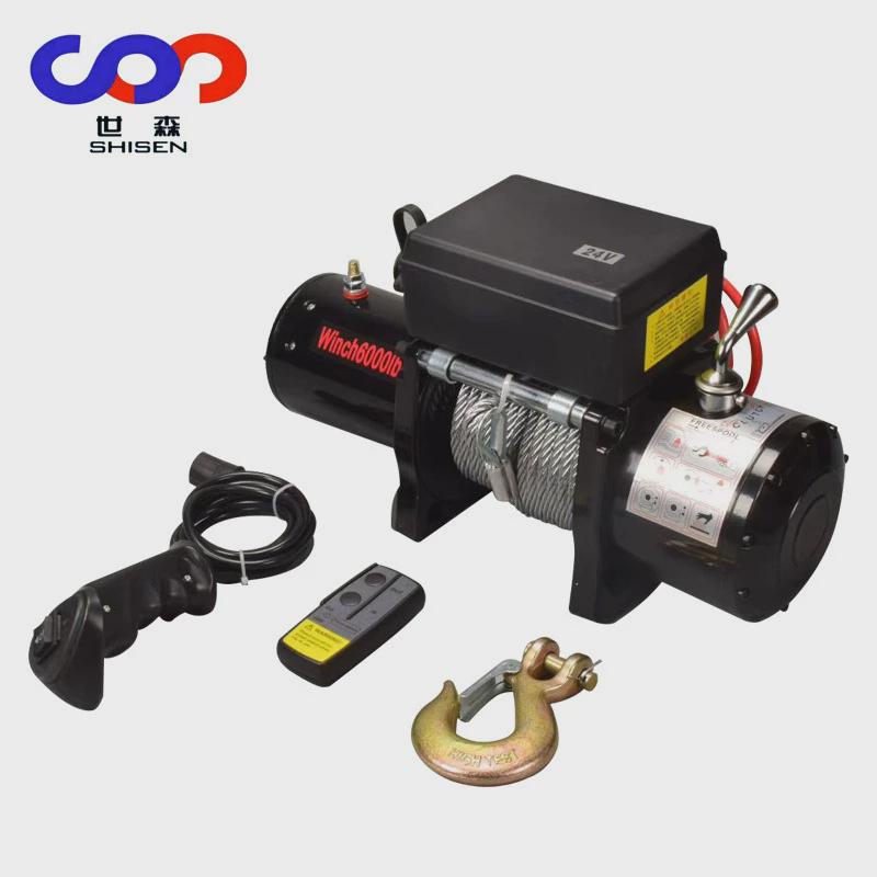 小货车电动升降门改装绞车绞磨1吨2吨3吨直流电电动葫芦钢丝绳