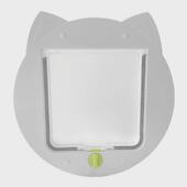 新款 宠物门abs猫门洞双向门洞狗自由进出宠物门猫犬宠物狗洞猫洞