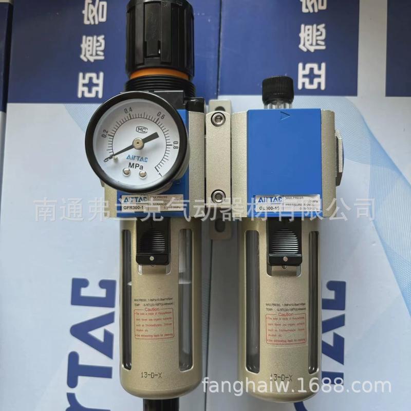 亚德附气源处理器气动二联件gfc300-15客圆形表
