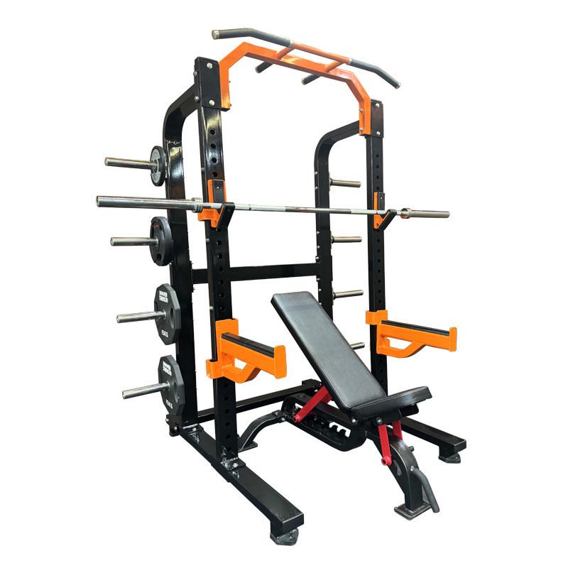 健身运动全套训练器卧推架一体健身器材多功能深蹲架家用深蹲架