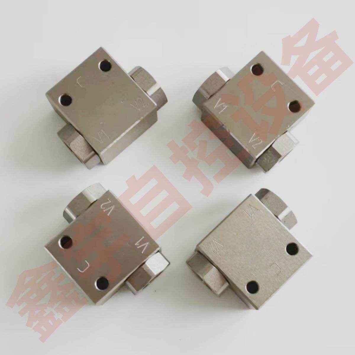 液压三通梭阀 管式液压梭阀 vusf-g1/4 vusf-g1/2 vusf-g3/8梭阀